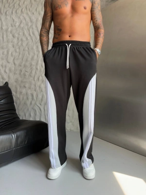 Ad Baggy Bol Paça Eşofman Siyah