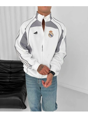 ADD Oversize Şardonlu Hırka Beyaz