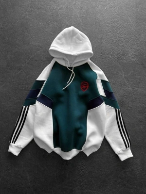 Ars Kapüşonlu Şardonlu Sweatshirt Yeşil