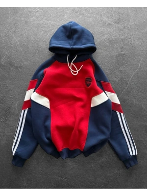 ARS Şardonlu Unisex Sweatshirt - Kırmızı