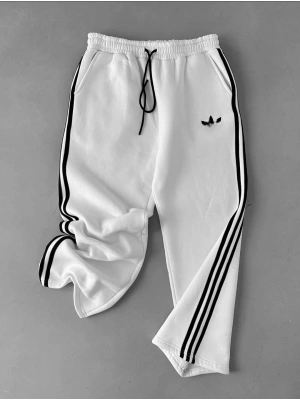 Baggy 3 İplik Eşofman Beyaz