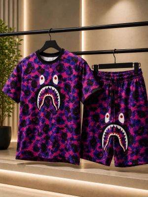 BAPE OVERSİZE UNİSEX ŞORTLU TAKIM