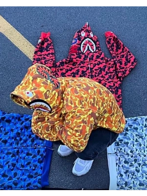 Bape Unisex Hırka Turuncu