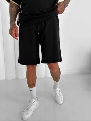 Basic Oversize Şort - Siyah