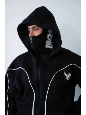 BJK Taraftar hoddie Kar Maske Hırka