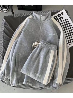 Blank Unisex Eşofman Takım Gri