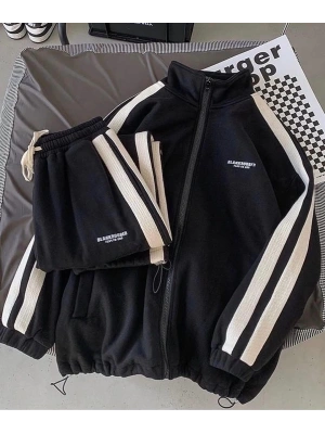 Blank Unisex Eşofman Takım Siyah