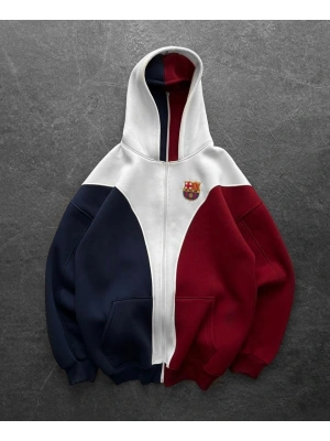 FCB Kar Maske Unisex Şardonlu Hırka