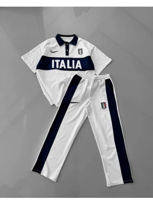 İTL Unisex Eşofman Takım - Beyaz