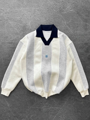 JS Polo Yaka Sweatshirt - Gri