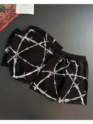 Oversize Şortlu Takım