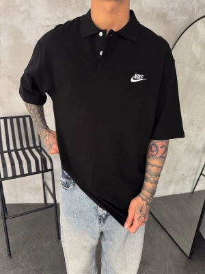 Polo Yaka Nk Tshirt Siyah