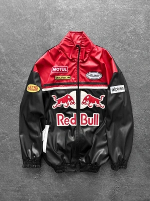 Red Unisex Deri Ceket