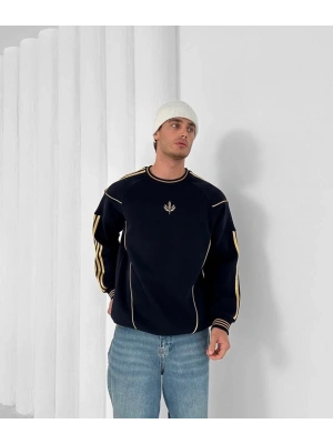 Ribana Detay Taraftar Unisex Şardonlu Sweatshirt