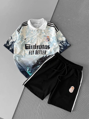 RM Polo Yaka Oversize Şortlu Takım