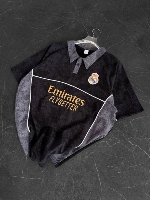 RM Polo Yaka Unisex Tshirt Siyah