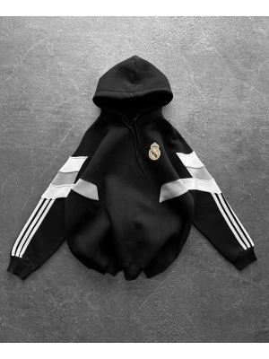 RM Şardonlu Unisex Sweatshirt - Siyah