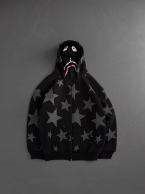 Star Kar Maske Unisex Şardonlu Hırka