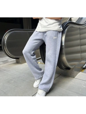 SW Şardonlu Unisex Eşofman Gri