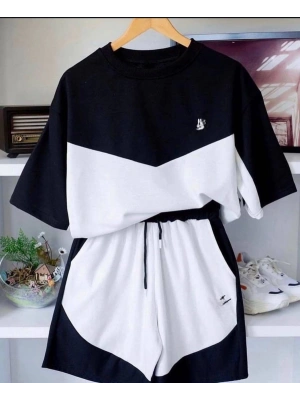 Tech Unisex Şortlu Takım - Siyah