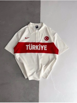 TRK Polo Yaka Tshirt Beyaz