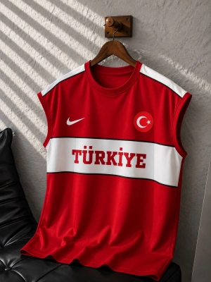 Türkiye Oversize Sıfır Kol Kırmızı