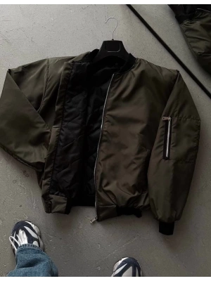 Unisex Bomber Ceket Yeşil