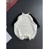 Kol Parçalı Unisex Tshirt - Beyaz