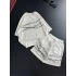 Dikenli Unisex Şortlu Takım - Beyaz