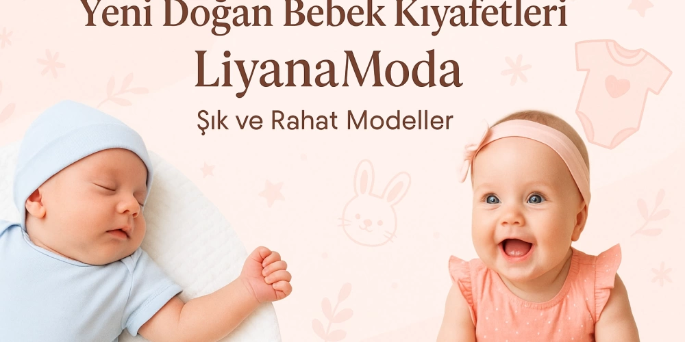 Yeni Doğan Bebek Kıyafetleri LiyanaModa’da!