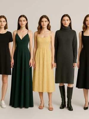 Kadın Elbise Modelleri ile Güzelliğin ve Zarafetin Adresi LiyanaModa