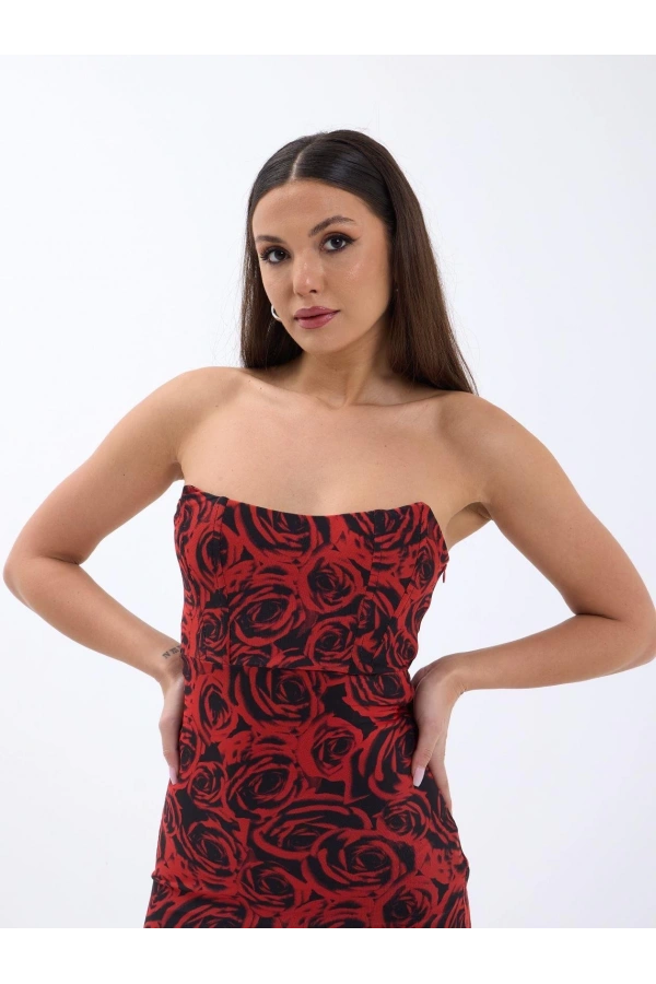 Kadın Elbise Kırmızı Renk