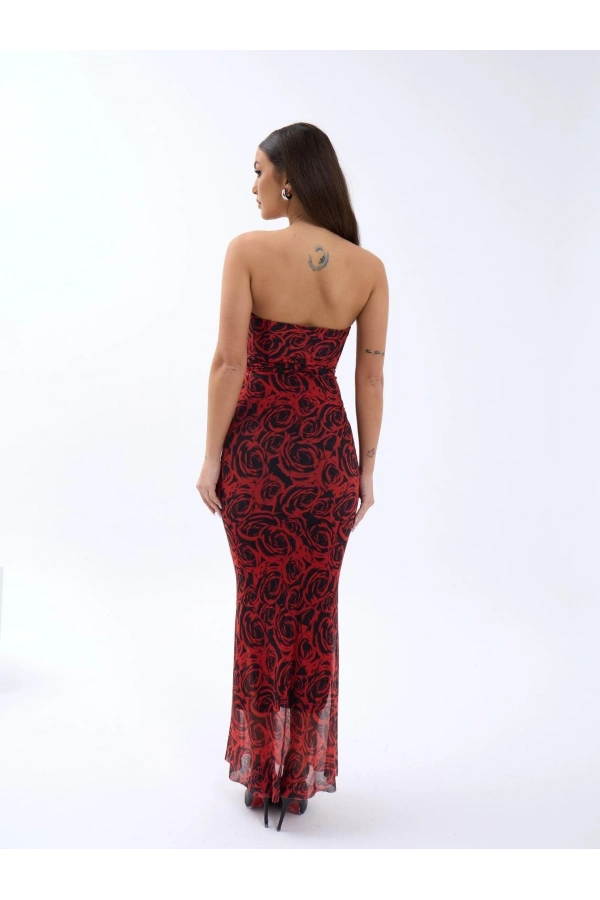 Kadın Elbise Kırmızı Renk