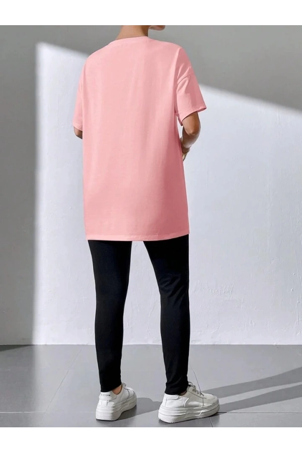 Kadın T-Shirt Tayt 2li Takım Los Angeles