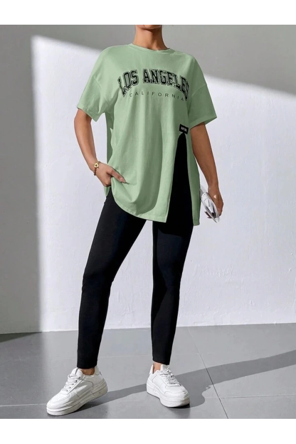 Kadın Tayt Tshirt 2li Takım Los Angeles