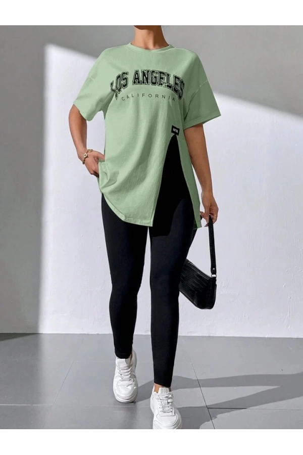 Kadın Tayt Tshirt 2li Takım Los Angeles