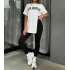 Kadın Tayt T-Shirt Los Angeles 2li Takım