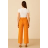 Kadın Yazlık Pantolon Viskon Kumaş Turuncu Renk
