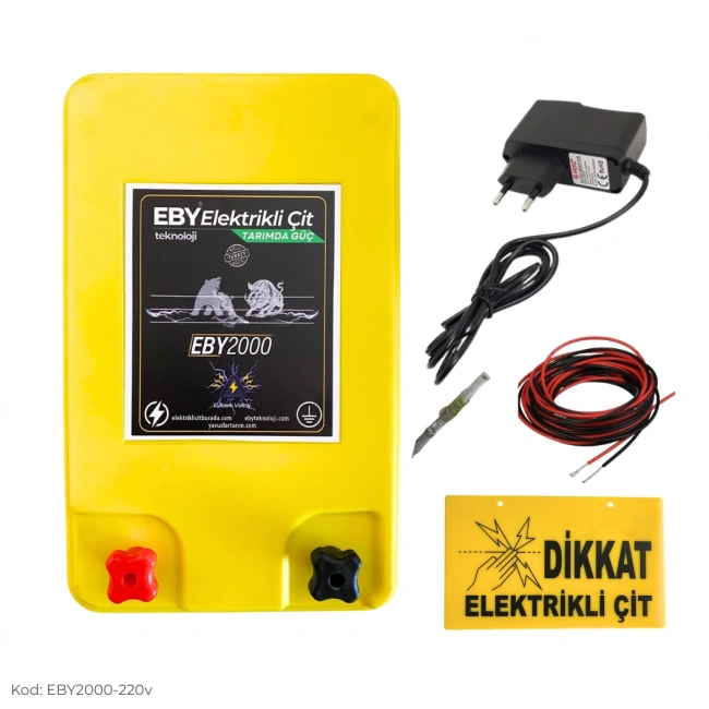 EBY 10 Dönüm Elektrikli Çit Besi Hayvanlarına Set