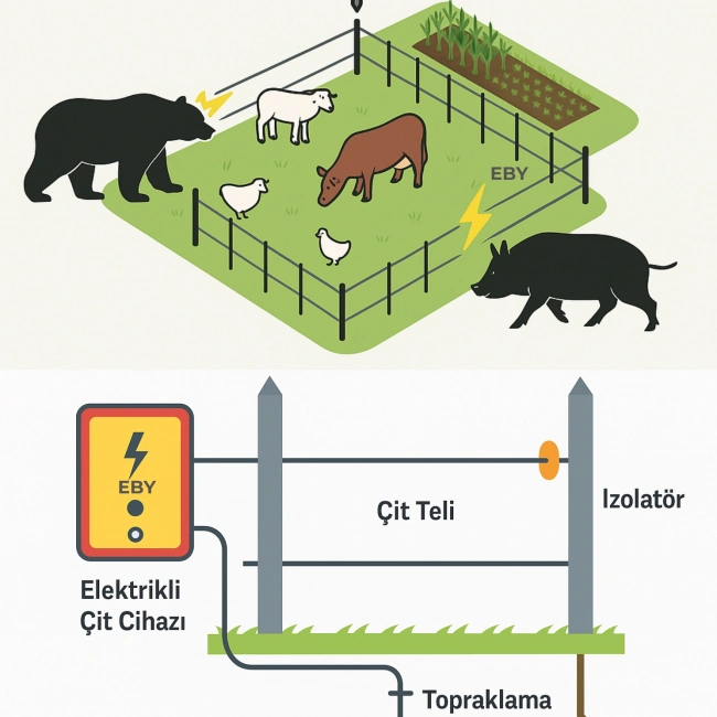 EBY 2000 Elektrikli Çit Cihazı
