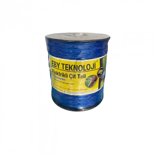 EBY Elektrikli Çit Teli Kalın Sargılı - Makaralı 500 Metre