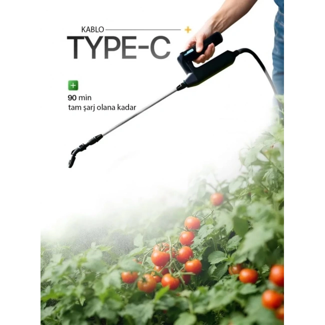 Litolan 16 Litre Şarjlı İlaçlama Sırt Pompası