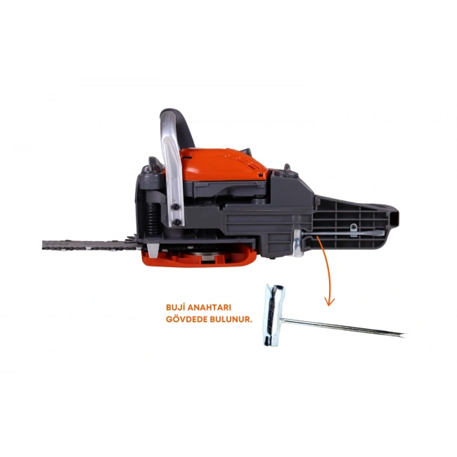 Motorlu Testere Dakkin PT 140 41 cm | Güçlü 2.0 HP Benzinli Testere