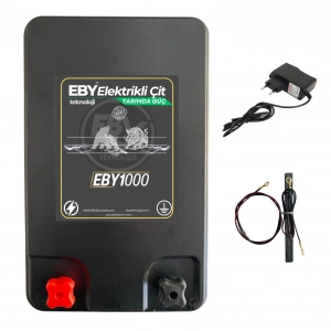 EBY 1000 Elektrikli Çit Cihazı - Sensörlü Adaptörlü