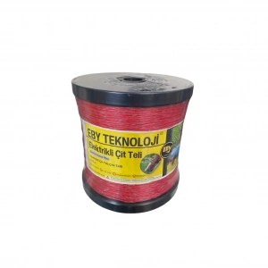 Elektrikli Çit Teli Kalın Makaralı - 500 Metre