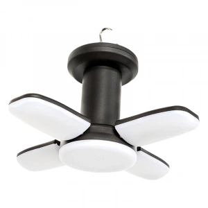 Powermaster 150W Kamp Lambası – USB Şarjlı 4 Kanatlı LED Işık