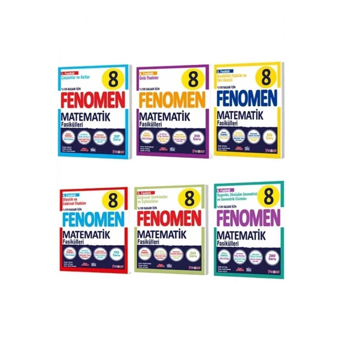 2024-2025 Müfredatına Uygun 8 Matematik Fasikül Seti (1-2-3-4-5-6. Sayılar)