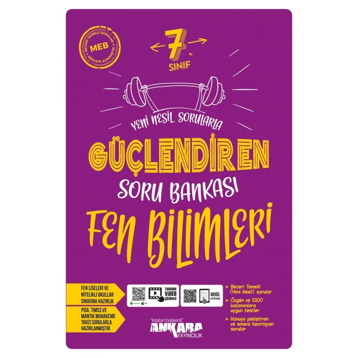 2024 Müf. Güncel 7.Sınıf Fen Bilimleri Yeni Nesil Sorularla Güçlendiren Soru Bankası