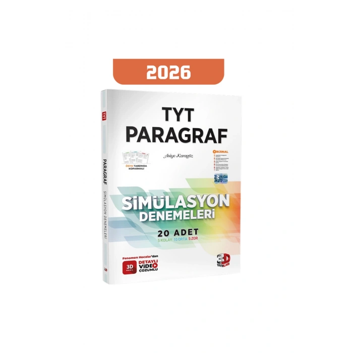 2026 3D TYT Simülasyon Paragraf Denemeleri