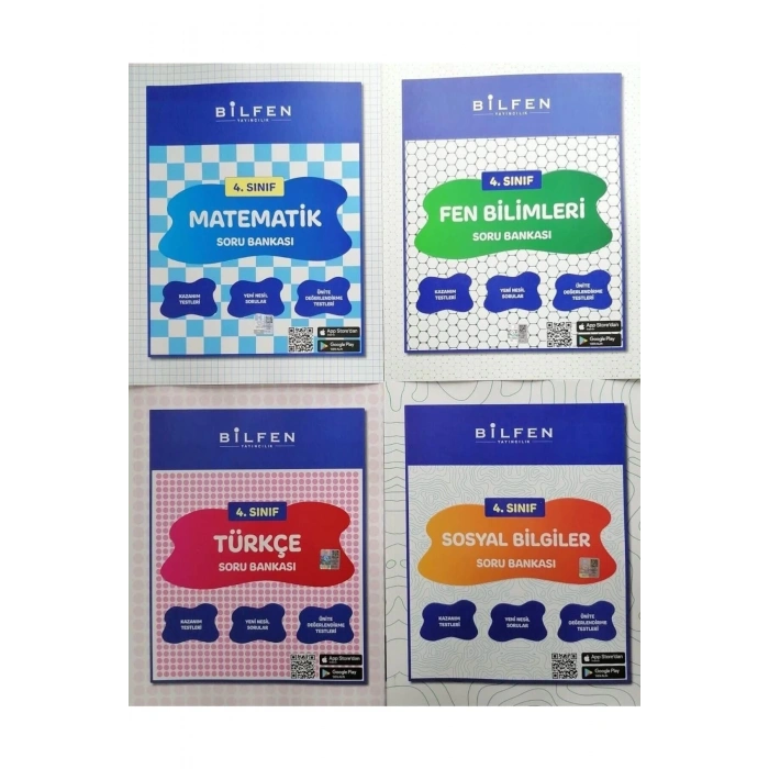 4.sınıf 4lü Soru Bankası Seti
